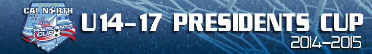 2014-2015 Presidents Cup U14-U17 banner